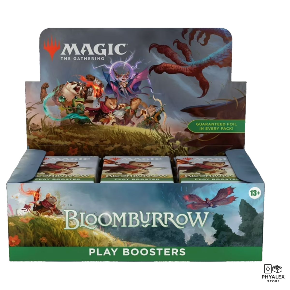 Dive into the charming and adventurous world of Bloomburrow with a Magic: The Gathering Play Booster Box.
