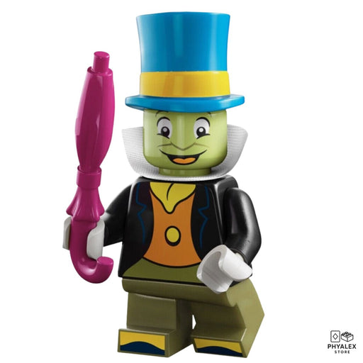 Straight from Pinocchio, Jimmy Cricket comes dressed in his classic top hat and umbrella.