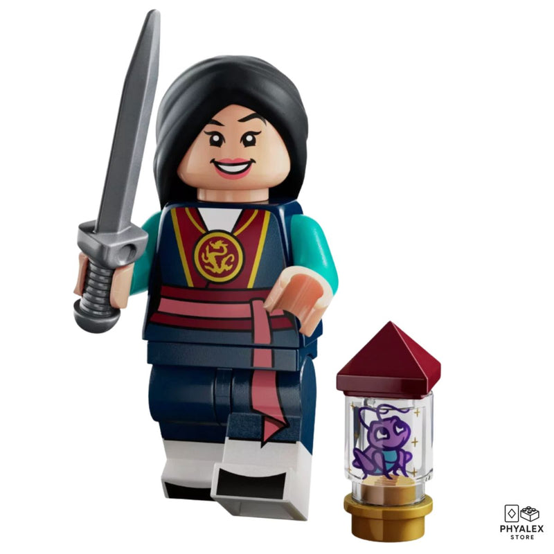 Honoring bravery and determination, Mulan appears in a design inspired by the animated classic. 