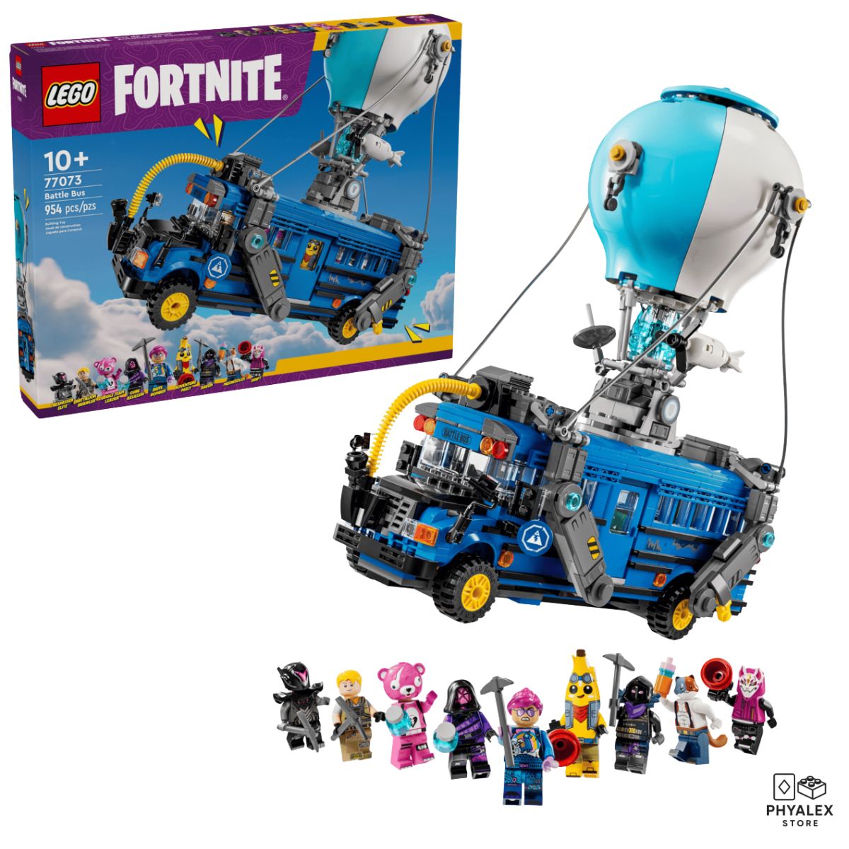Bring one of gaming’s most recognizable vehicles to life with the LEGO Fortnite Battle Bus.