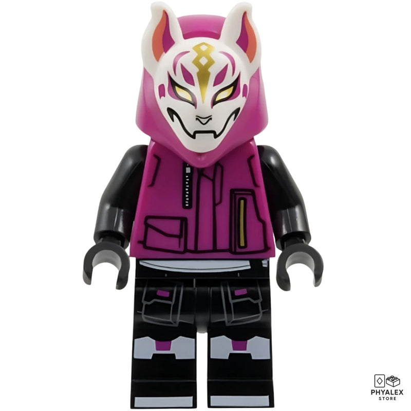 Stylish and instantly iconic, Drift features his signature outfit inspired by Fortnite’s evolving character designs.