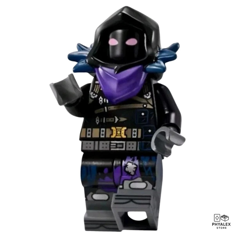 Dark and mysterious, Raven is brought to life with his signature hooded look. 