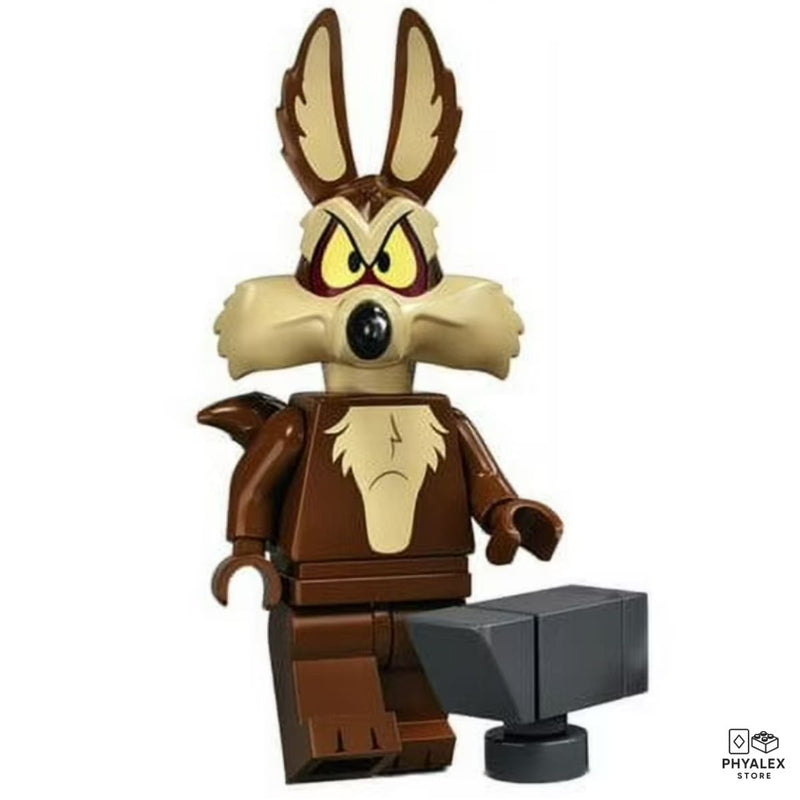 Forever determined and hilariously unlucky, Wile E. Coyote brings his ambitious personality to minifigure form. 