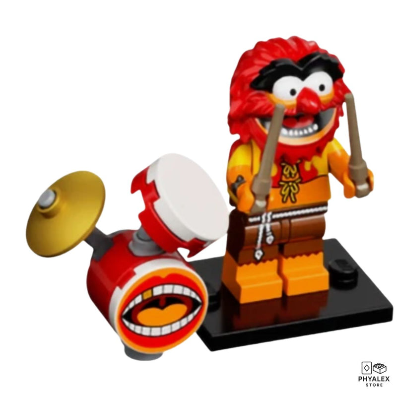 Wild, loud, and unstoppable, Animal is brought to life with his ferocious grin and energetic design.