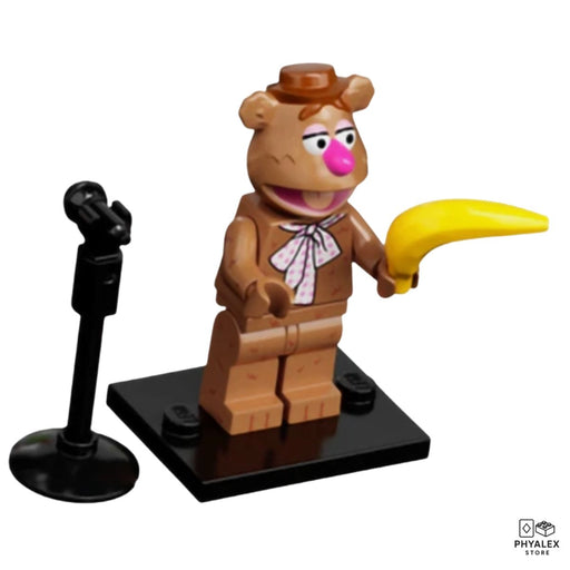The lovable (and often groan-worthy) comedian, Fozzie Bear is depicted with his classic hat and cheerful expression.