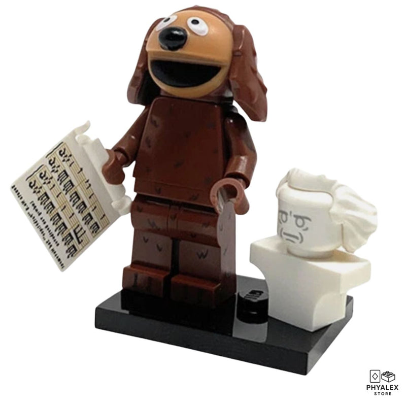Laid-back and musically gifted, Rowlf the Dog features his signature floppy ears and relaxed personality. 